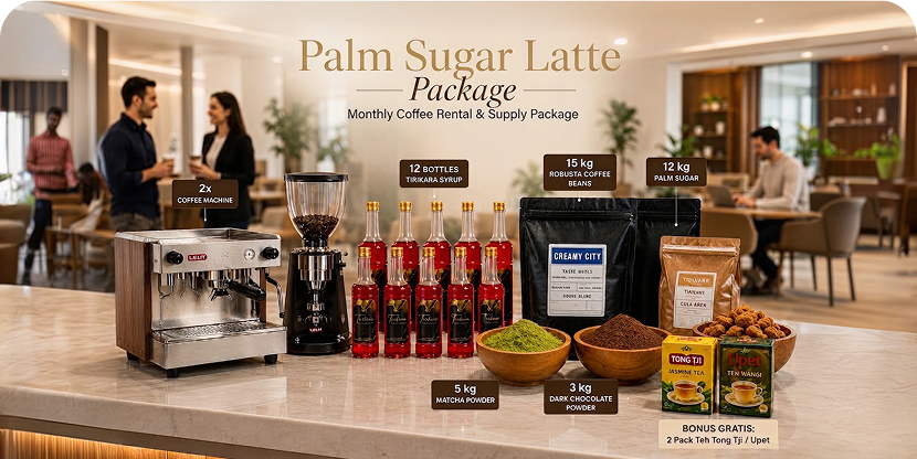 Palm Sugar Latte Package